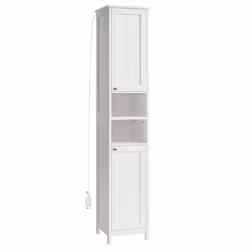 Description générale Ce meuble de salle de bain haut combine fonctionnalité et esthétisme avec une couleur blanc nuage. Il es ...