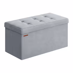 Optimisez votre espace : Ce banc de rangement SONGMICS est à la fois un meuble de rangement et un siège pratique. Il offre su ...