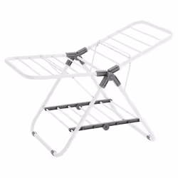 [3 ailes réglables en hauteur] Les 2 ailes de cet étendoir à linge se règlent sur 3 hauteurs différentes : 79/66/54 cm. Sous- ...