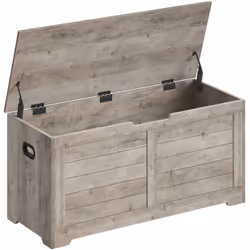 【RANGEMENT À GOGO】 Cette boîte de rangement de 40 x 100 x 46 cm avec couvercle est suffisamment large pour ranger vos couvert ...