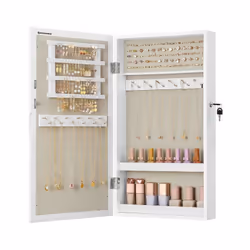 Description générale Découvrez cette armoire à bijoux élégante et pratique, parfaite pour organiser vos trésors. Avec sa fini ...