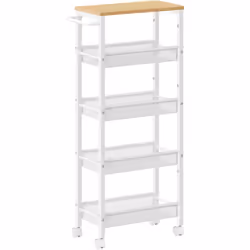 Description générale Ce chariot fin d'une largeur de 13 cm est parfait pour optimiser les petits espaces dans la cuisine, la ...