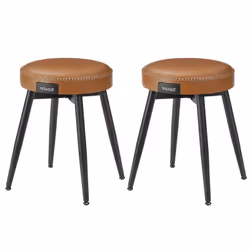 [Embellissez votre espace] Admirez cette combinaison de PU, de coutures raffinées et les pieds fuselés de ces tabourets de ba ...