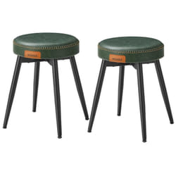 Vasagle - Tabouret de Salle à Manger, Lot de 2, Chaise de Cuisine, Siège Rembourré, pu avec Coutures, Style Moderne Mi-siècle, Hauteur 48,2 cm, pour