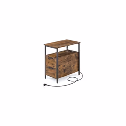 Description générale Découvrez cette table d'appoint au design moderne, idéale pour optimiser votre espace de rangement. Fabr ...