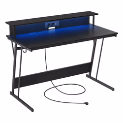 Description générale Ce bureau gaming allie fonctionnalité et style, parfait pour les passionnés de jeux vidéo et de travail. ...