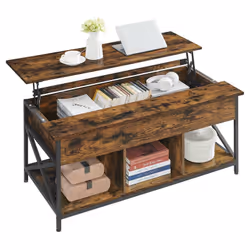 Description générale Cette table basse relevable est idéale pour créer un espace pratique chez vous. Que ce soit pour travail ...