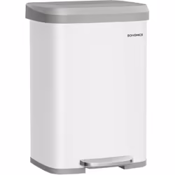 [Une grande poubelle pour les grandes familles] Cette poubelle de cuisine de 50 L offre un grand volume intérieur, répondant  ...