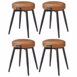 [Embellissez votre espace] Admirez cette combinaison de PU, de coutures raffinées et les pieds fuselés de ce tabouret de bar  ...