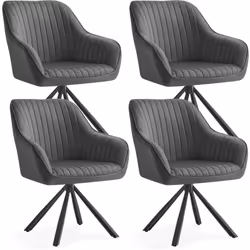 【ASSISE CONFORTABLE OPTIMALE】 Grâce à la housse en velours doux et confortable, ces chaises de salle à manger offrent autant ...