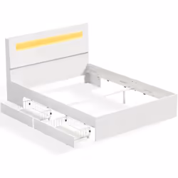【RECHARGE ET AMBIANCE PERSONNALISÉE】 3 ports USB-A et un port USB-C avec une fonction de charge rapide de 20W permettent de r ...