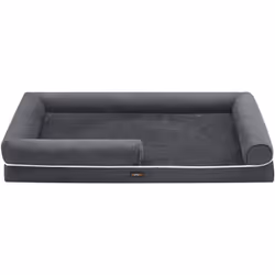 【MOELLEUX ET CONFORTABLE】 La partie centrale de ce panier pour chien est rembourrée de mousse. En plus, il a une surface tout ...