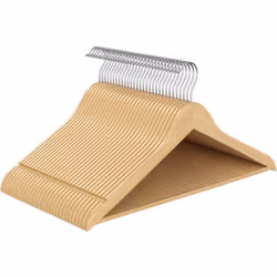 【ROBUSTE & DURABLE】 Fabriqués en bois de bouleau de qualité et en acier premium, ces cintres sont robustes et durables. Chaqu ...
