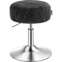 Vasagle - Tabouret de Maquillage, Réglable en Hauteur, Pivotant à 360 Degrés, en pu, Coussin Épais, Tabouret de Coiffeuse, pour Chambre, Cuisine,