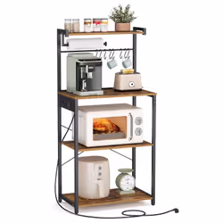 【COMPACTE ET SPACIEUSE】 Cette étagère de cuisine occupe peu de place au sol tout en offrant un espace des rangements généreux ...