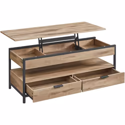 [Design à plateau relevable] Ajustez facilement la hauteur du plateau de 48 cm à 63 cm pour trouver la position idéale pour t ...