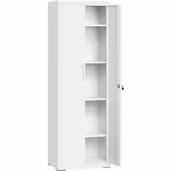 【MULTI-USAGES】 Vous pouvez utiliser ce placard métallique dans votre bureau pour ranger vos documents, des classeurs pour sim ...