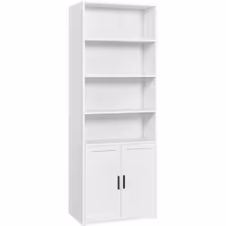 Rangements ouverts : Cette bibliothèque présente des compartiments ouverts et un style minimaliste. Elle s’adapte à de nombre ...