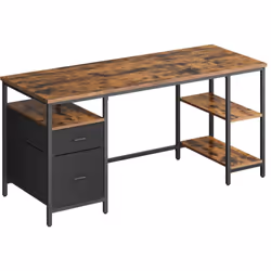 Élégance et simplicité : Le design épuré de ce bureau lui permet de s’intégrer à de nombreux styles de décoration intérieure, ...
