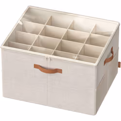 Spacieux et polyvalent : Cet organiseur (54 x 43 x 32,5 cm) doté de séparateurs permet de ranger jusqu’à 16 paires de chaussu ...