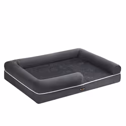 【MOELLEUX ET CONFORTABLE】 La partie centrale de ce panier pour chien est rembourrée de mousse alvéolée. En plus, il a une sur ...