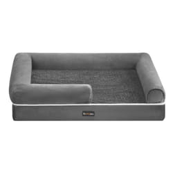 Feandrea - Panier pour Chien Orthopédique, Canapé, Lit pour Animaux, Rembourrage Moelleux, Bords Rehaussés, Housse Amovible et Lavable, 91 x 71 x 20