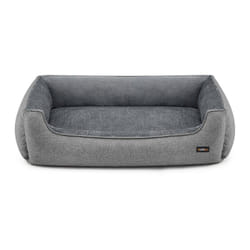 Feandrea - Panier pour Chiens, Lit pour Animaux, Canapé, en Tissu Façon Lin, Bords Rehaussés, Antiglisse, Housse Amovible Lavable, Taille xxl pour