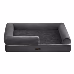 【MOELLEUX ET CONFORTABLE】 La partie centrale de ce panier pour chien est rembourrée de mousse alvéolée. En plus, il a une sur ...