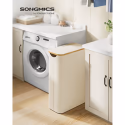 [Gain de place] Ce panier à linge mince de 65L, mesurant 42 x 22,5 x 70,5 cm, est spécialement conçu pour s'adapter aux espac ...