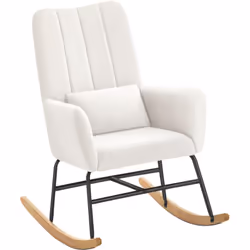 【POUR UNE OASIS DE DÉTENTE】 Ce fauteuil à bascule offre un angle de bascule de 105°, idéal pour faire une sieste ou se détend ...