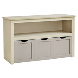 Meuble de Rangement pour Jouets, Étagère pour Enfants, Armoire, Commode, avec 3 Rangements à roulettes, pour Salon, Chambre, Salle de Jeu, 30 x 102 x