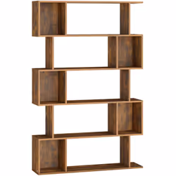Design élégant : Sa structure moderne en forme de S entrelacée et sa finition marron rustique s’intègrent parfaitement à dive ...