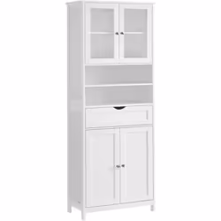 Portes raffinées : Les portes acryliques laissent entrevoir vos objets avec subtilité, alliant style et discrétion pour une t ...