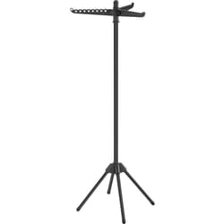 Songmics - tendoir à Linge, Séchoir sur Pied, 3 Bras Rotatifs pour Cintres, 4 Pieds, pour l'Intérieur, Acier Inoxydable, pour jusqu'à 27 Vêtements,