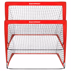 [Le temps passé sur le terrain est précieux] La structure pliable de ces cages de football se composent de tiges en fibre de  ...
