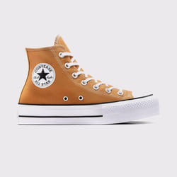 CONVERSE Chaussures pour Femme - Chuck Taylor All Star Lift en Ginger, pointure 40, style casual à plateforme.