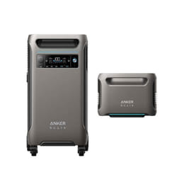 KIT Station électrique Anker SOLIX F3800 avec BP3600 Batterie 7680 Wh