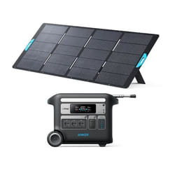 KIT Station électrique Anker SOLIX F2000 avec Panneau Solaire 400W