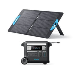 KIT Station électrique Anker SOLIX F2000 avec Panneau Solaire 100W