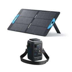 Anker SOLIX C300X DC Batterie nomade avec Panneau Solaire 100W