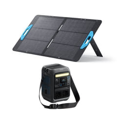 KIT Station électrique Anker SOLIX C300X AC avec Panneau Solaire 100W