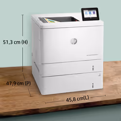 HP Color LaserJet Enterprise M555x, Imprimer, Impression recto-verso - Vue supplémentaire 19