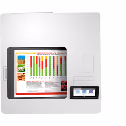 HP Color LaserJet Enterprise M555x, Imprimer, Impression recto-verso - Vue supplémentaire 5