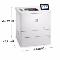 HP Color LaserJet Enterprise M555x, Imprimer, Impression recto-verso - Vue supplémentaire 9