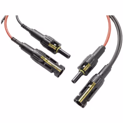 description Le PVLEAD3 est un jeu de cordons de mesure de borne solaire MC4 noir et rouge. Le câble rouge est une fiche mâle  ...