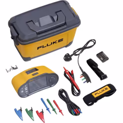 Informations techniques Alimentation électrique : alimentation par accu Gamme de mesure (VDE) : résistance d'isolation, Tensi ...