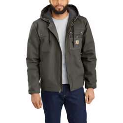 CARHARTT - BARLETT JACKET Blouson fabriqué pour affronter le froid. Disponible en 3 coloris : - Noir (Black) - Brun (Carhartt ...