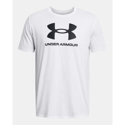 Under Armour T-shirt Homme Sport Logo Blanc - Vêtement de Sport Outdoor pour Hommes, Couleur Blanc, Taille XL