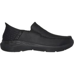 SKECHERS Chaussures Homme - Slip-Ins Parson Oswin en Noir, Taille 42, pour un Confort et un Style Tendance au Quotidien