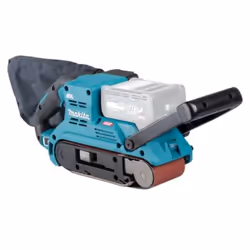 La levigatrice a nastro 76x533 mm 40 V Brushless senza batteria Makita BS001GZ01 è un elettroutensile versatile e maneggevole ...